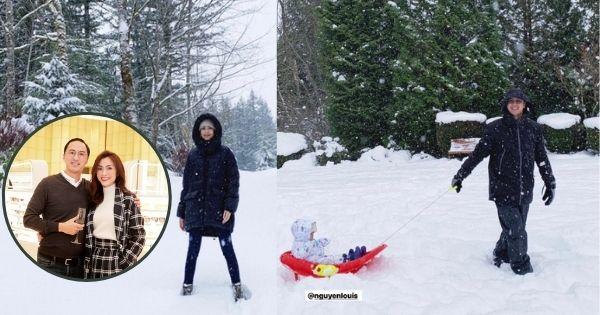 Hà Tăng khoe loạt ảnh chưa từng công bố với ông xã Louis Nguyễn