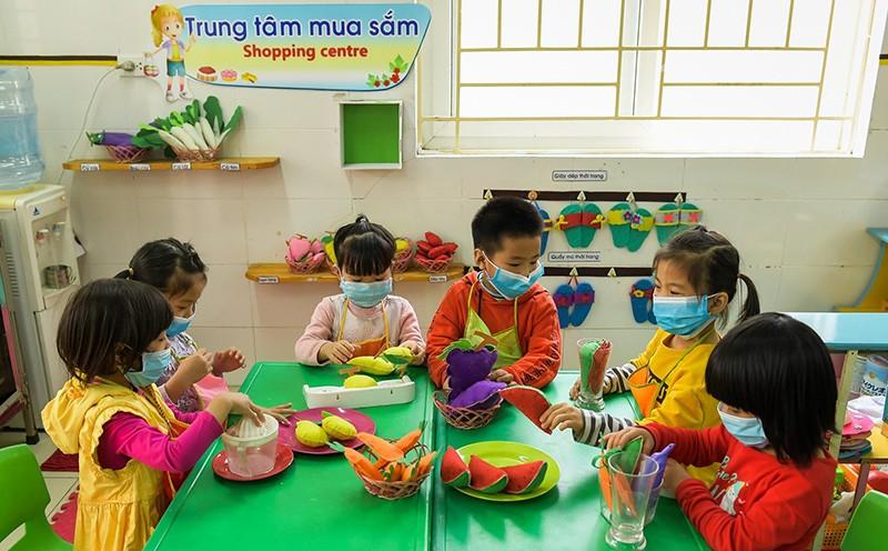Hà Nội dự kiến cho trẻ em mầm non đi học lại từ ngày 1/3