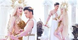 Lâm Khánh Chi hóa nữ thần "hở bạo" e ấp cạnh trai trẻ giữa ồn ào ly hôn