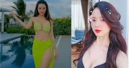 Hậu được Kiều Minh Tuấn cầu hôn, Midu khoe clip áo tắm lộ thềm ngực gợi cảm
