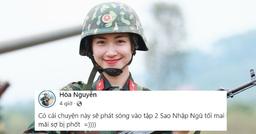 Sao Nhập Ngũ vừa lên sóng, Hòa Minzy đã "ét o ét" vì sợ bạn bóc phốt