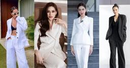 Sao Việt chứng minh mặc suit không hề "lỗi mốt": Đỗ Thị Hà hóa "tổng tài", Minh Triệu phá cách