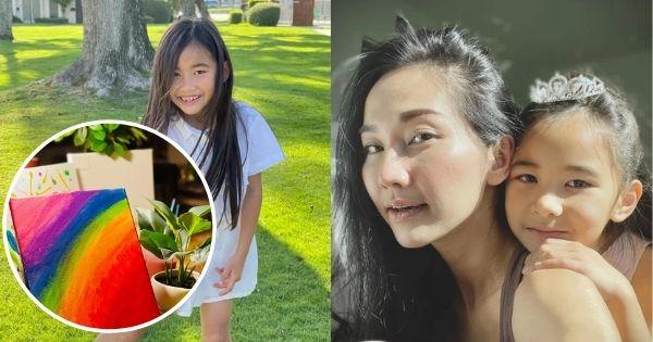 Con gái diễn viên Kim Hiền nay đã 6 tuổi: Hoạt bát, giỏi ngoại ngữ, có năng khiếu hội họa và ca hát