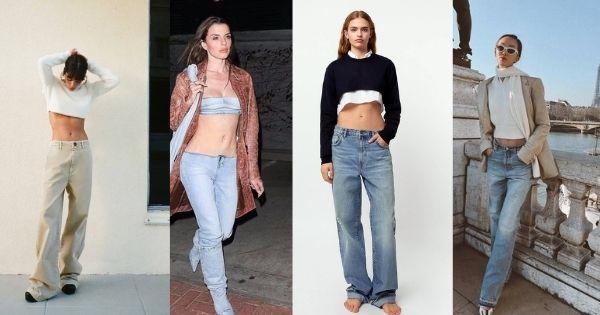 Quần cạp trễ thập niên cũ lại được lăng xê, nhìn Julia Fox mặc mà netizen cứ sợ "tuột"