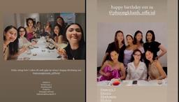 Hà Tăng cùng hội chị em vừa đẹp vừa có chồng giàu tụ tập sinh nhật Phương Khánh