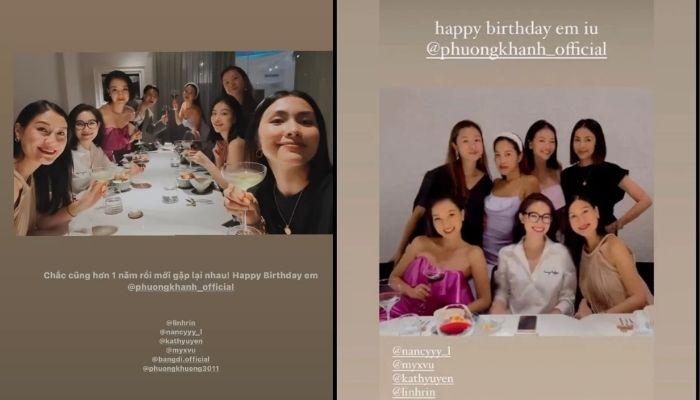 Hà Tăng cùng hội chị em vừa đẹp vừa có chồng giàu tụ tập sinh nhật Phương Khánh