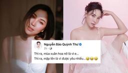 Quỳnh Thư khoe "được yêu nhiều" giữa nghi vấn chia tay chồng Diệp Lâm Anh