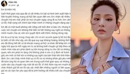 Hiền Hồ mở lại Facebook cá nhân, đăng tâm thư xin lỗi sau 1 tháng im lặng