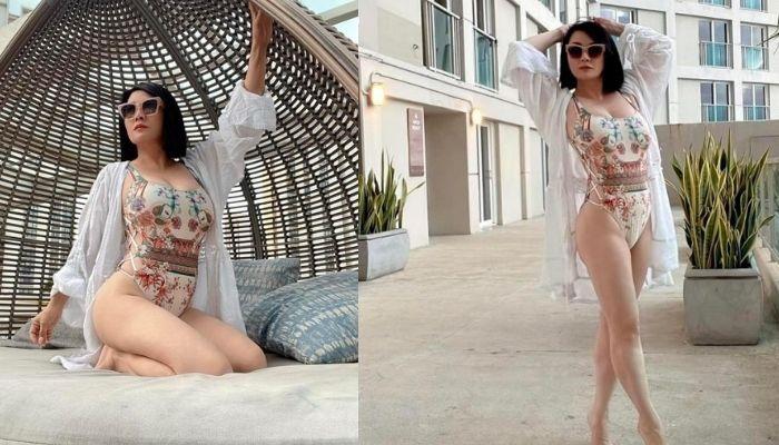 Vợ cũ Bằng Kiều diện áo tắm trưng trổ 3 vòng căng nuột ở tuổi U60