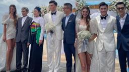 Cận cảnh đám cưới thủ môn Bùi Tiến Dũng và mẫu Dianka, nhan sắc cô dâu dậy sóng MXH