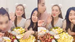 Nhã Phương ăn cả mâm đồ chua, netizen nghi mang thai lần hai