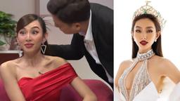 Thùy Tiên lên tiếng khi suýt bị Trường Giang hôn má trên sóng truyền hình