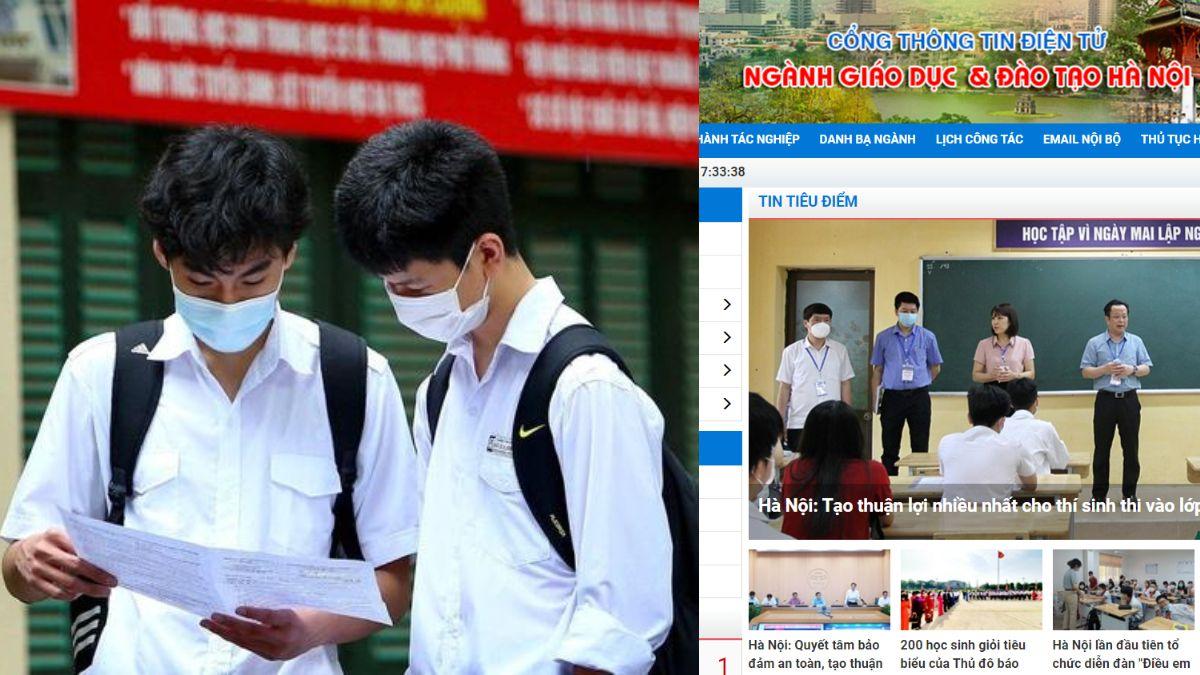 Tra cứu điểm thi, điểm chuẩn vào lớp 10 Hà Nội năm 2022 nhanh và chính xác nhất