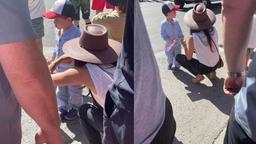 Hoàng tử bé bí ẩn nhà Harry - Meghan Markle lộ diện, giống bố như đúc khuôn