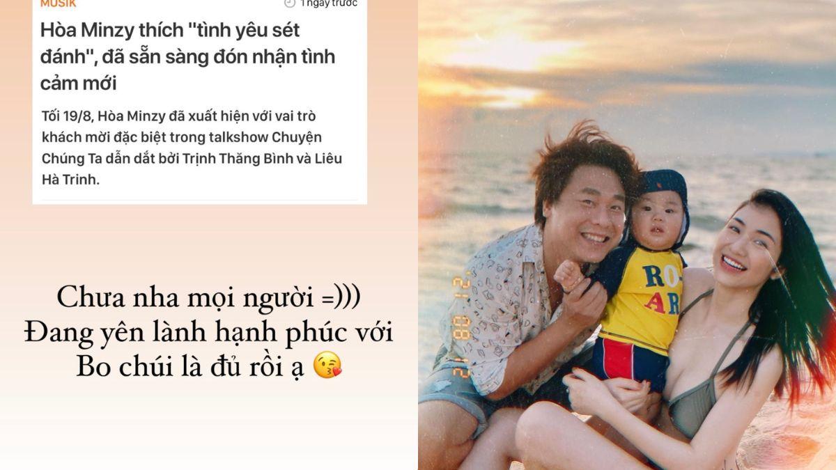 Hòa Minzy lên tiếng chuyện có người mới hậu chia tay thiếu gia Minh Hải