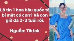 Rộ tin một Hoa hậu quốc tế bí mật có con 2 - 3 tuổi, Phương Khánh liên tục bị réo tên