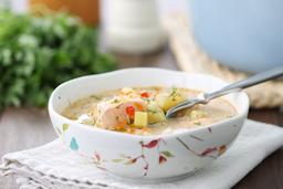 Cách nấu súp cá hồi nóng hổi ngon, không tanh, bổ dưỡng