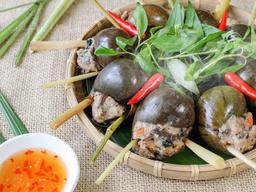 Cách làm món ốc bươu nhồi thịt hấp sả, thích hợp ăn trong ngày mát trời