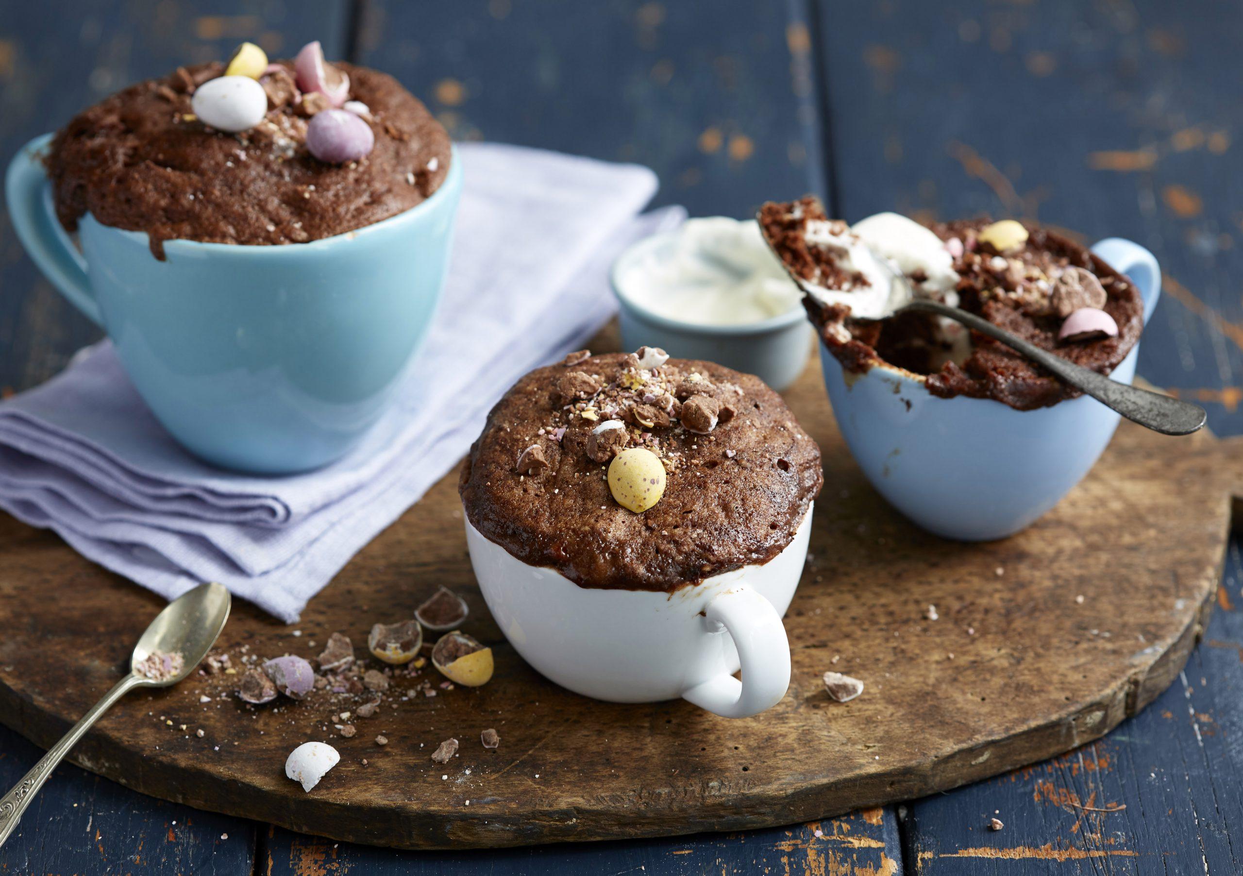 Cách làm Mug Cake Socola - món bánh siêu tốc, người vụng mấy cũng làm được