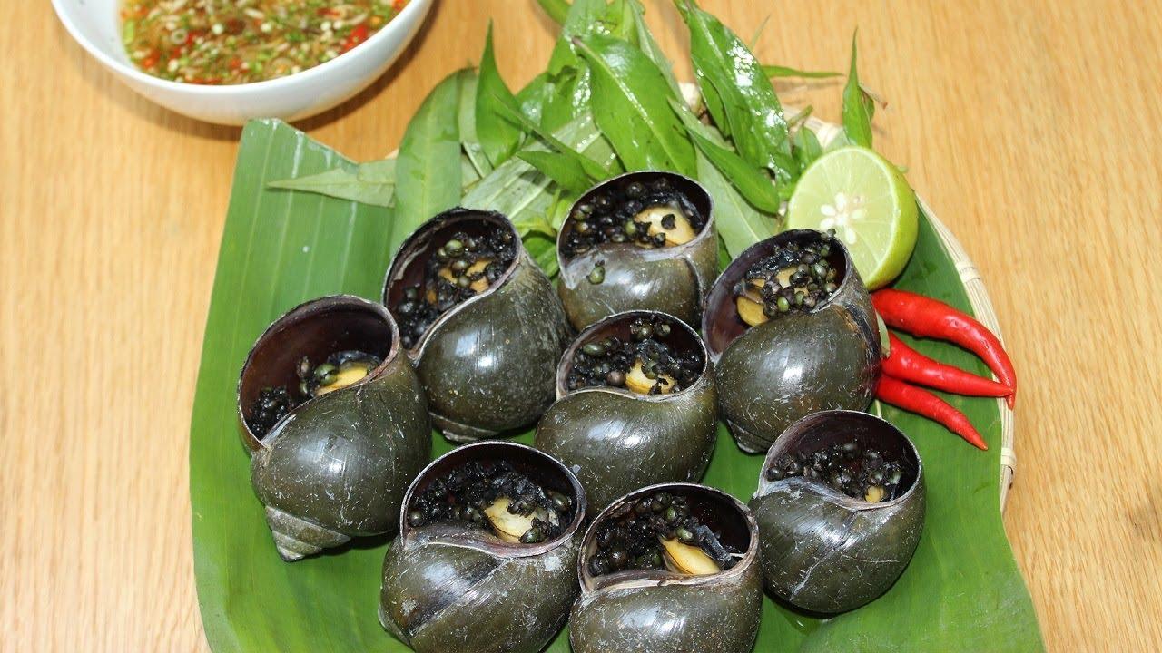 Cách làm ốc bươu nướng tiêu xanh ngon chuẩn nhà hàng, thích hợp lai rai ngày mưa