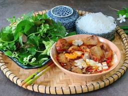 Cách làm bún chả bằng nồi chiên không dầu, ngon chẳng kém nướng than hoa