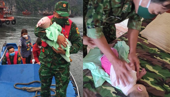 Bé gái 1 tuổi bị rơi xuống biển ở Quảng Ninh được cứu sống thần kỳ sau gần 1 tiếng