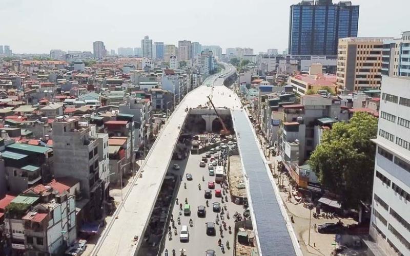 Hà Nội chính thức thông đường vành đai 2 trên cao Ngã Tư Vọng - Ngã Tư Sở