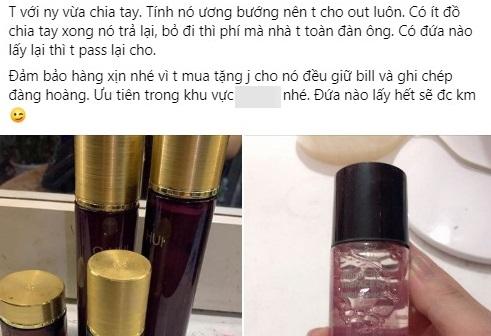 Chia tay đòi quà, chàng trai thanh lý toàn bộ đồ hiệu từng tặng bạn gái