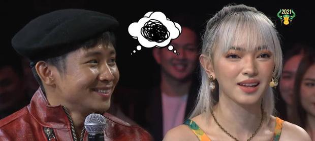 Châu Bùi ngượng đỏ mặt khi Ricky Star gọi bằng chị dâu