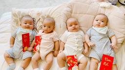 Fan thích thú khi cặp sinh đôi nhà Hồ Ngọc Hà và Dương Khắc Linh hội ngộ đầu năm