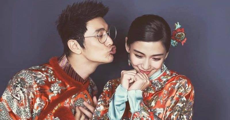 Huỳnh Hiểu Minh chúc mừng sinh nhật Angelababy, ngầm phủ nhận chuyện ly hôn