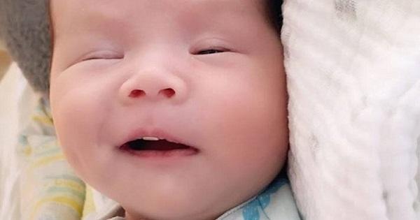 Gia nhập hội nghiện con, An Nguy khoe cận cảnh nụ cười tấu hài của con gái