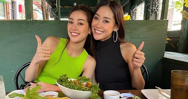 Hội ngộ Hoa hậu Malaysia, Khánh Vân liền chiêu đãi đặc sản Việt trên đất Mỹ