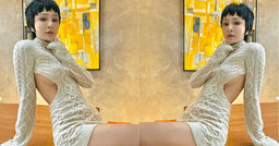 Hiền Hồ diện áo cắt xẻ khoe vòng 1, lộ luôn nốt ruồi ở vị trí "hiểm hóc"