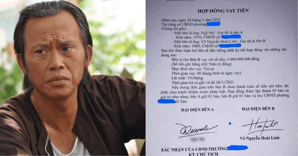 Drama tiền từ thiện chưa lắng xuống, Hoài Linh lại bị lộ giấy vay nợ 5 tỷ đồng?