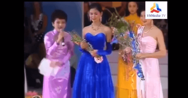 Khoảnh khắc đăng quang đẹp hút hồn của Hoa hậu Thu Thủy năm 1994