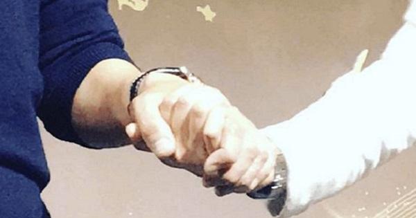 Lâm Tâm Như khoe ảnh nắm tay ông xã Hoắc Kiến Hoa