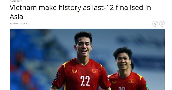 Đội tuyển Việt Nam được trang chủ FIFA đặt ảnh ở vị trí "vedette"