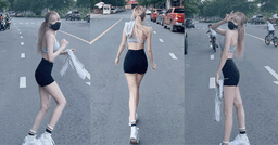 Thiều Bảo Trâm đăng ảnh chạy bộ, chỉ một tấm lưng mà không thể rời mắt