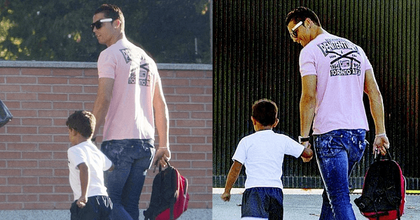 Ronaldo bị đề nghị không đưa con đi học để tránh tắc đường