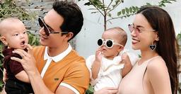 Vợ chồng Hồ Ngọc Hà lên đồ chụp ảnh tại cổng nhà vẫn đẹp không thua tạp chí