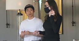 Pax Thiên ghi điểm khi tháp tùng mẹ nuôi Angelina Jolie đi mua sắm