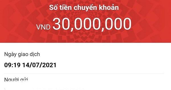 Thí sinh chuyển nhầm lệ phí xét tuyển đại học từ 30 nghìn thành 30 triệu