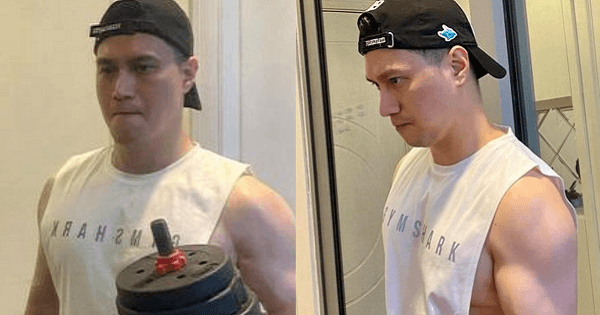 Việt Anh vừa khoe ảnh body "múi sầu riêng", bạn thân gửi liền clip phũ