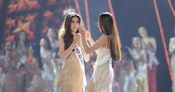 Kim Duyên thực sự đã nói gì với Khánh Vân vào phút công bố người đăng quang