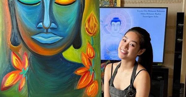 Bất ngờ với khả năng vẽ chuyên nghiệp không kém họa sĩ của HH Khánh Vân