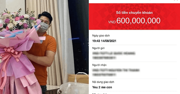 "Ông chồng của năm": Thương vợ sinh con vất vả, chồng tặng ngay 600 triệu