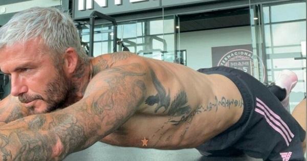 Cùng ngắm thân hình bỏ xa trai 20 của "anh bố 46 tuổi" David Beckham