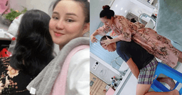 Vy Oanh mở tiệc cắt tóc tại biệt thự, chăm sóc từ giúp việc đến ông xã