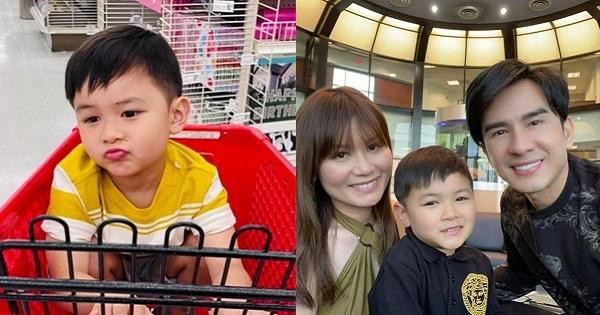 Đan Trường và vợ cũ cùng nhau đi mua đồ dùng học tập cho con